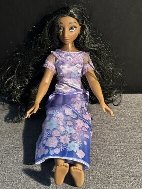 Disney Encanto Isabela Madrigal Doll Jakks Pacific 2021 Purple Floral Dress